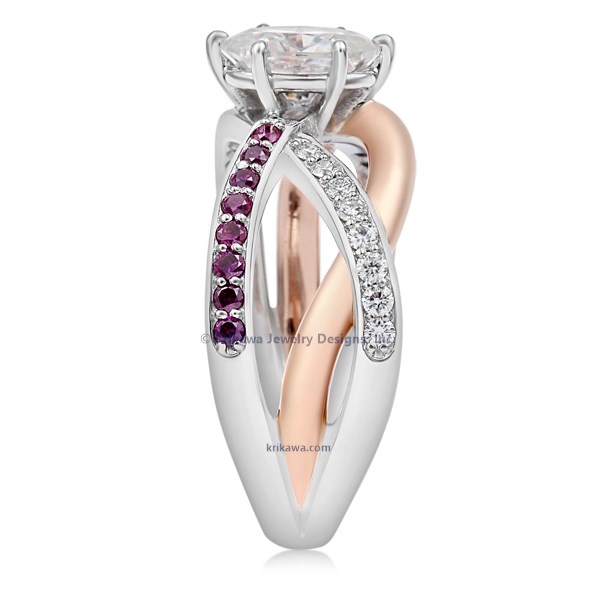 Trinity Weave Engagement Ring
