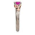 Plum Blossom Engagement Ring