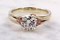 Plum Blossom Engagement Ring