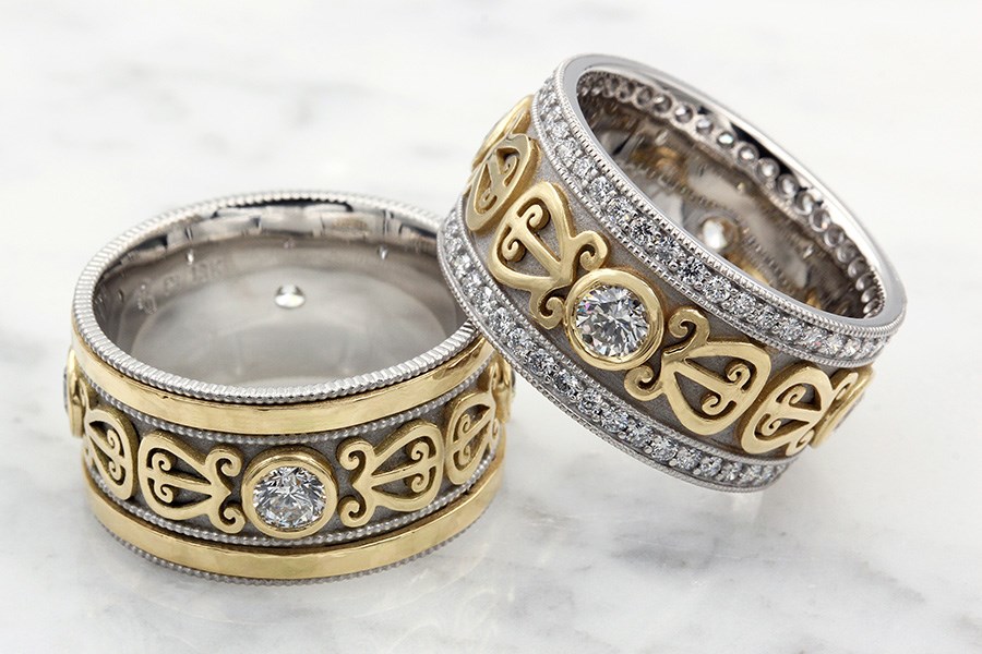 Luxury Symbol Of Love Wedding Band