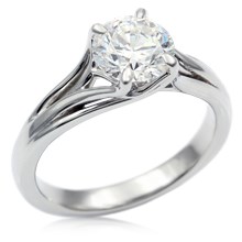 Delicate Tree Branch Engagement Ring