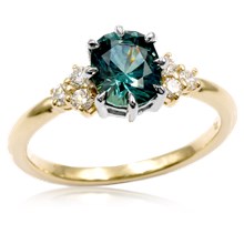 Petite Trinity Cluster Engagement Ring