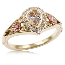 Floral Whimsy Engagement Ring
