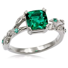 Ultimate Leaf Engagement Ring