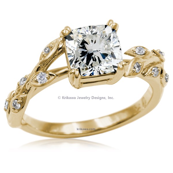 Ultimate Leaf Engagement Ring