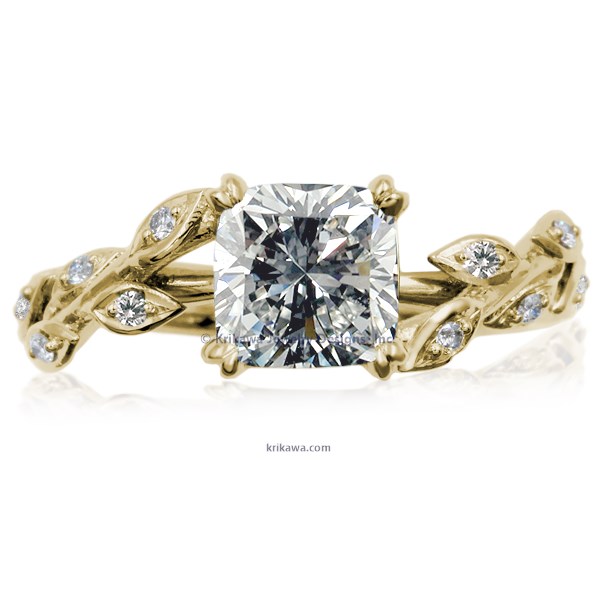 Ultimate Leaf Engagement Ring