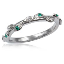 Ultimate Leaf Wedding Band