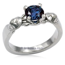 Turtle Embrace Engagement Ring 