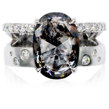 Negative Space Engagement Ring - top view