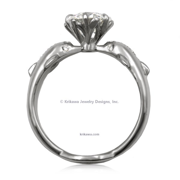 Dolphin Kiss Engagement Ring