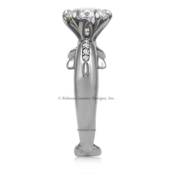 Dolphin Kiss Engagement Ring