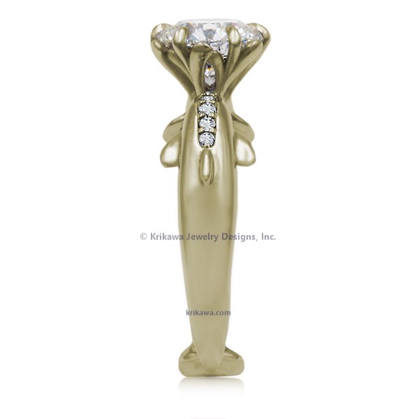 Dolphin Kiss Engagement Ring