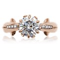 Dolphin Kiss Engagement Ring