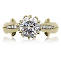 Dolphin Kiss Engagement Ring