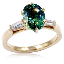 Petite Baguette Engagement Ring