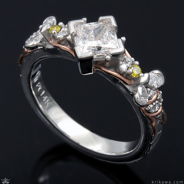 Honey bee engagement ring discount