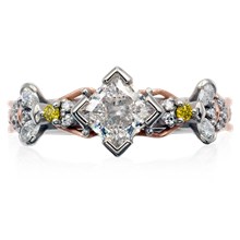 Bee Engagement Ring - top view