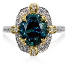 Elizabethan Engagement Ring - top view