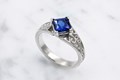 Fibonacci Elfin Curl Kite Set Engagement Ring