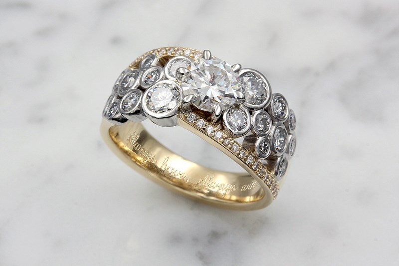 Diamond Starry Sky Anniversary Ring