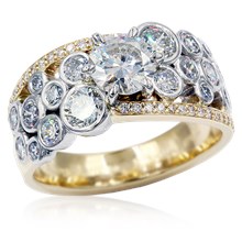 Starry Sky Anniversary Ring
