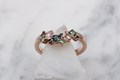 Organic Scatter Wedding Band