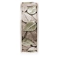  A handcrafted two-toned metal resembles the true love and peace you feel together.