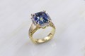 Juicy Art Deco Engagement Ring