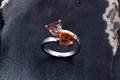 Two-Stone Bypass Ring