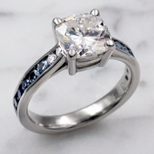 Tapered Elegant Grace Engagement Ring