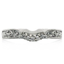 Old World Wedding Band - top view