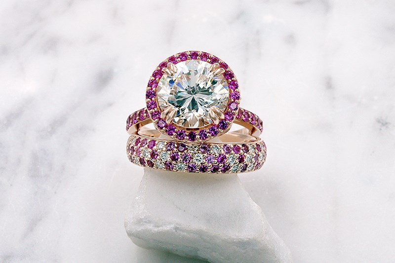 Milky Way Pave Wedding Band