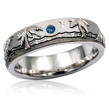 Journey Wedding Band with Diamonds