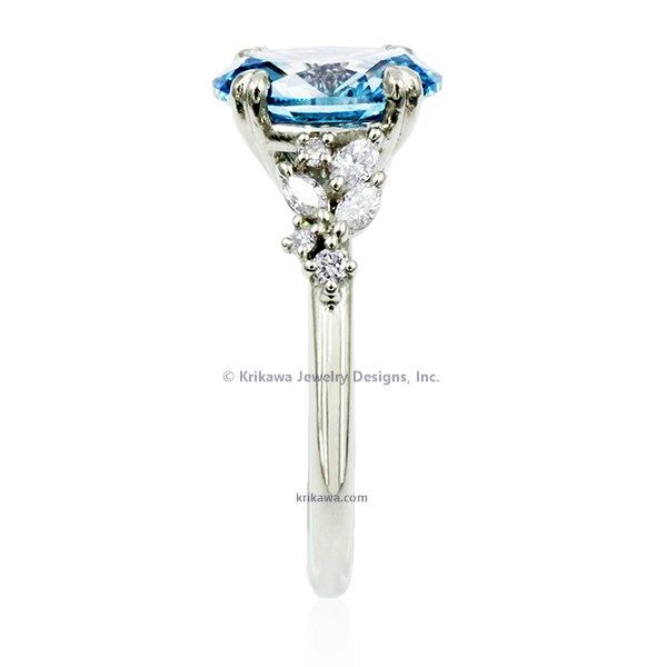 Mixed Shape Snowdrift Engagement Ring