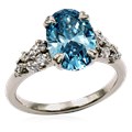 Mixed Shape Snowdrift Engagement Ring