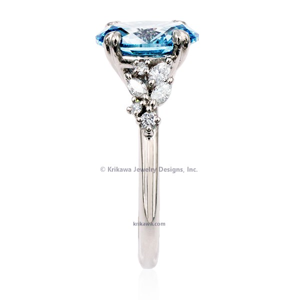 Mixed Shape Snowdrift Engagement Ring