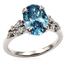 Mixed Shape Snowdrift Engagement Ring