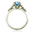 Mixed Shape Snowdrift Engagement Ring