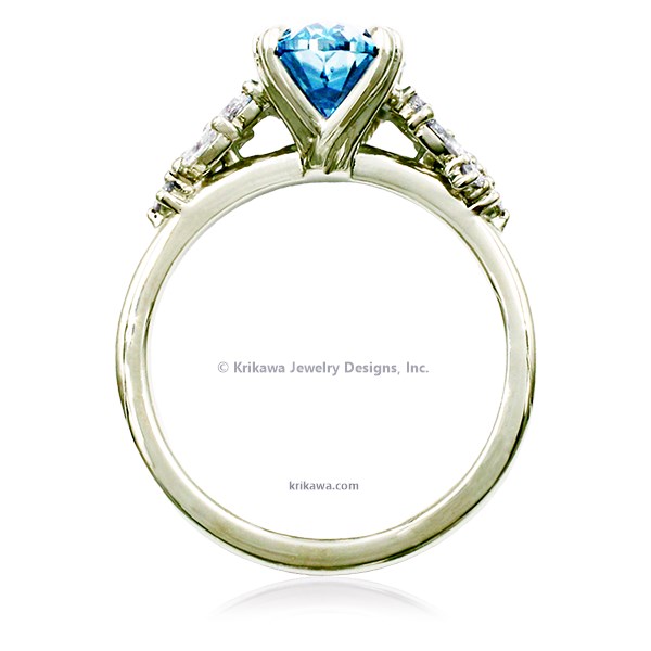 Mixed Shape Snowdrift Engagement Ring