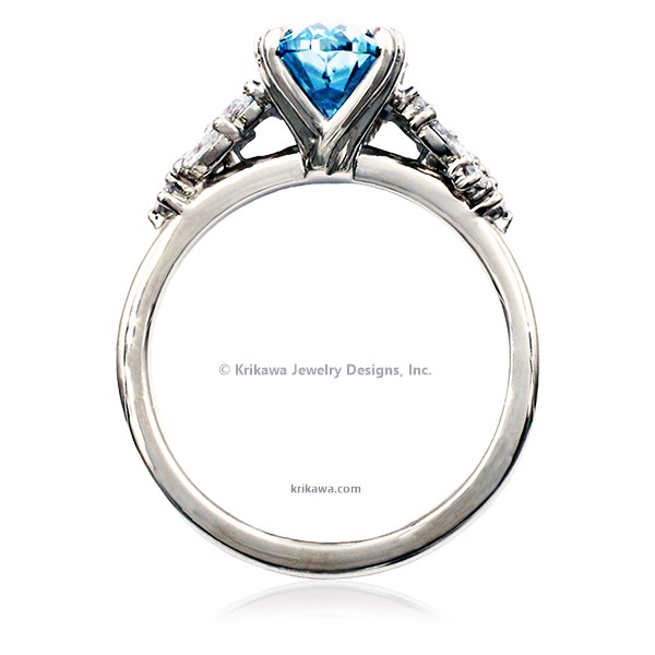 Mixed Shape Snowdrift Engagement Ring