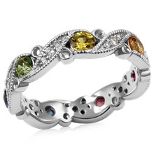 Vintage Delicate Wave Wedding Band