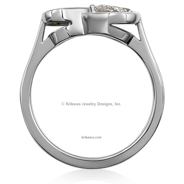 Two Stone Infinity Engagement Ring
