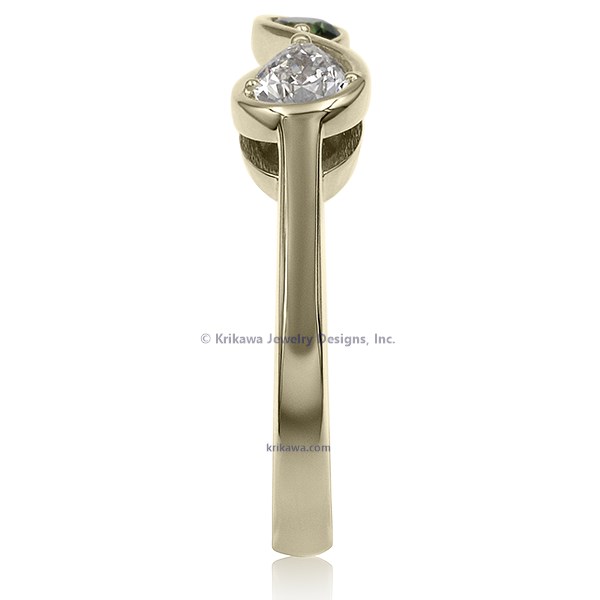 Two Stone Infinity Engagement Ring