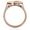 Two Stone Infinity Engagement Ring