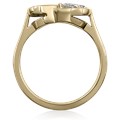Two Stone Infinity Engagement Ring