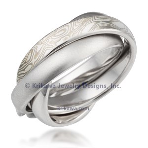 Mokume Rolling Ring