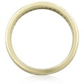 White and Royal Ocean Diamond Wave Straight Wedding Band