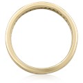 White and Royal Ocean Diamond Wave Straight Wedding Band
