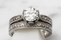 Vintage Scrollwork Cutaway Wedding Band