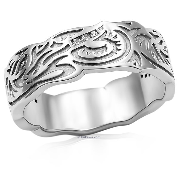 Tribal Wedding Rings Krikawa Custom Jewelers